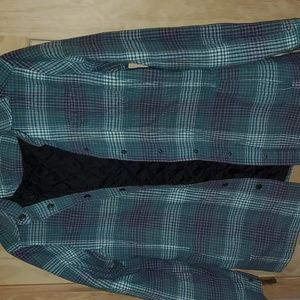 Womens new without tags medium duluth trading plaid Quilted jacket